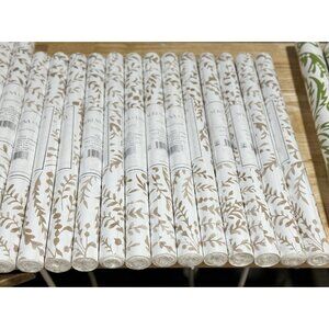 NEW Serena & Lily Priano Removable/Peel & Stick Wallpaper-Mink Brown/White